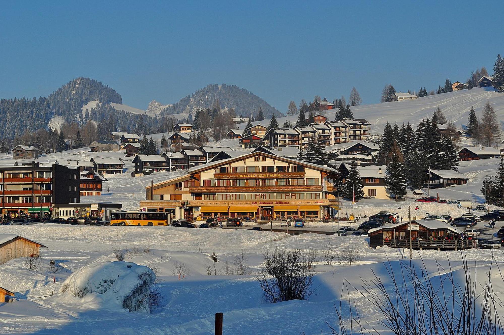 Hotel Le Relais Alpin Les Mosses Экстерьер фото